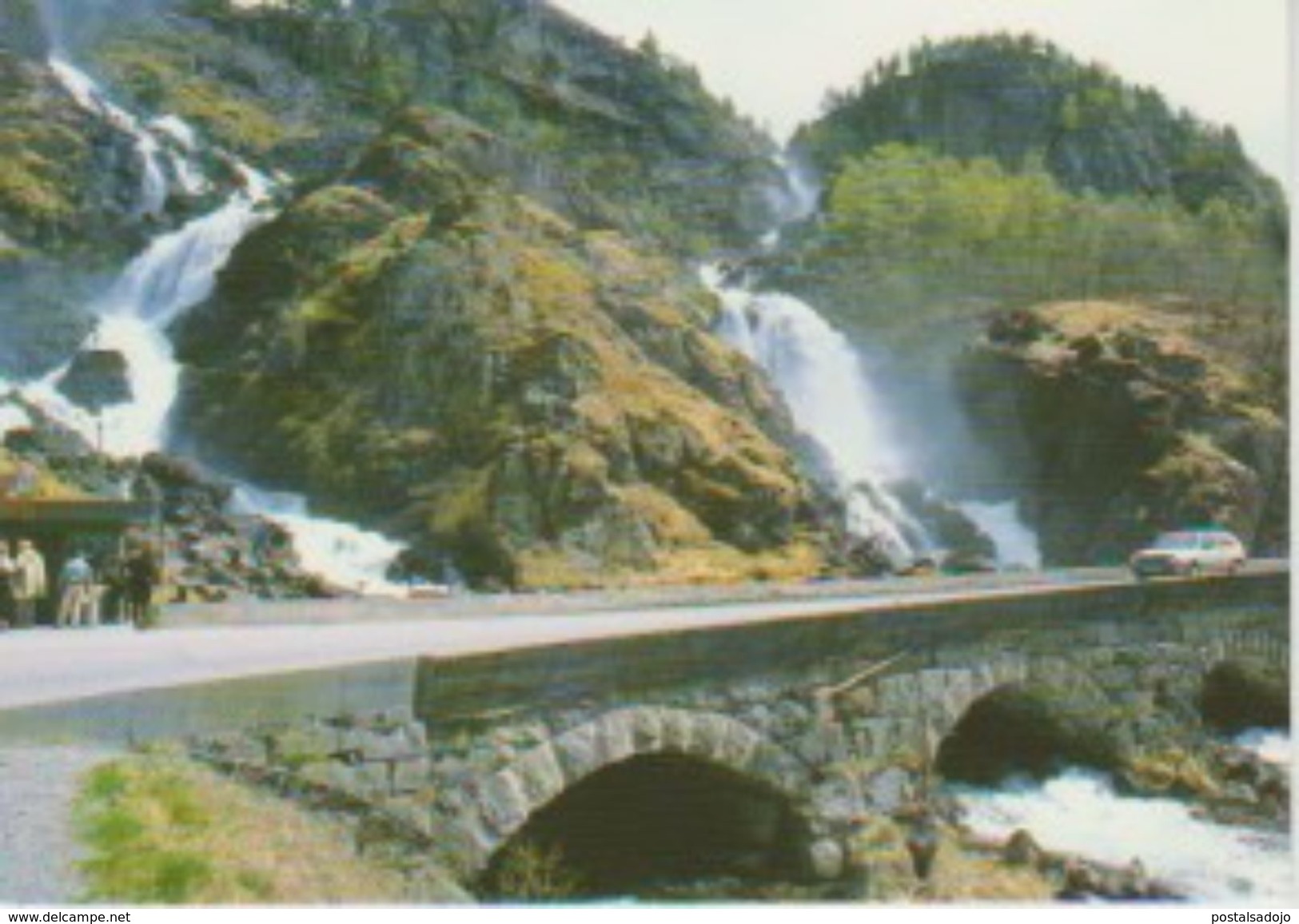 (NO185) LATEFOSSEN. WATERFALL - Noruega