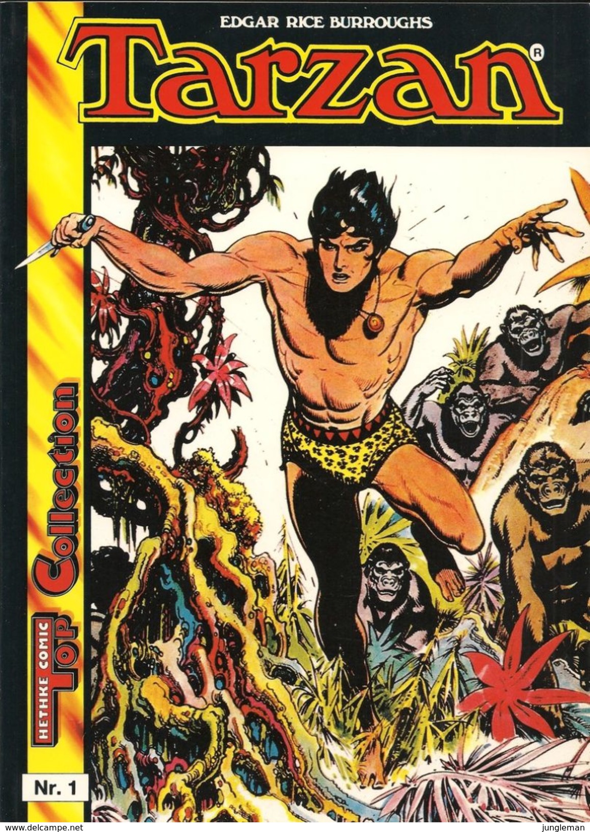 Tarzan N° 1 - Norbert Hethke Verlag - Top Collection - En Allemand - Burne Hogarth - TBE / Neuf. - Autres & Non Classés