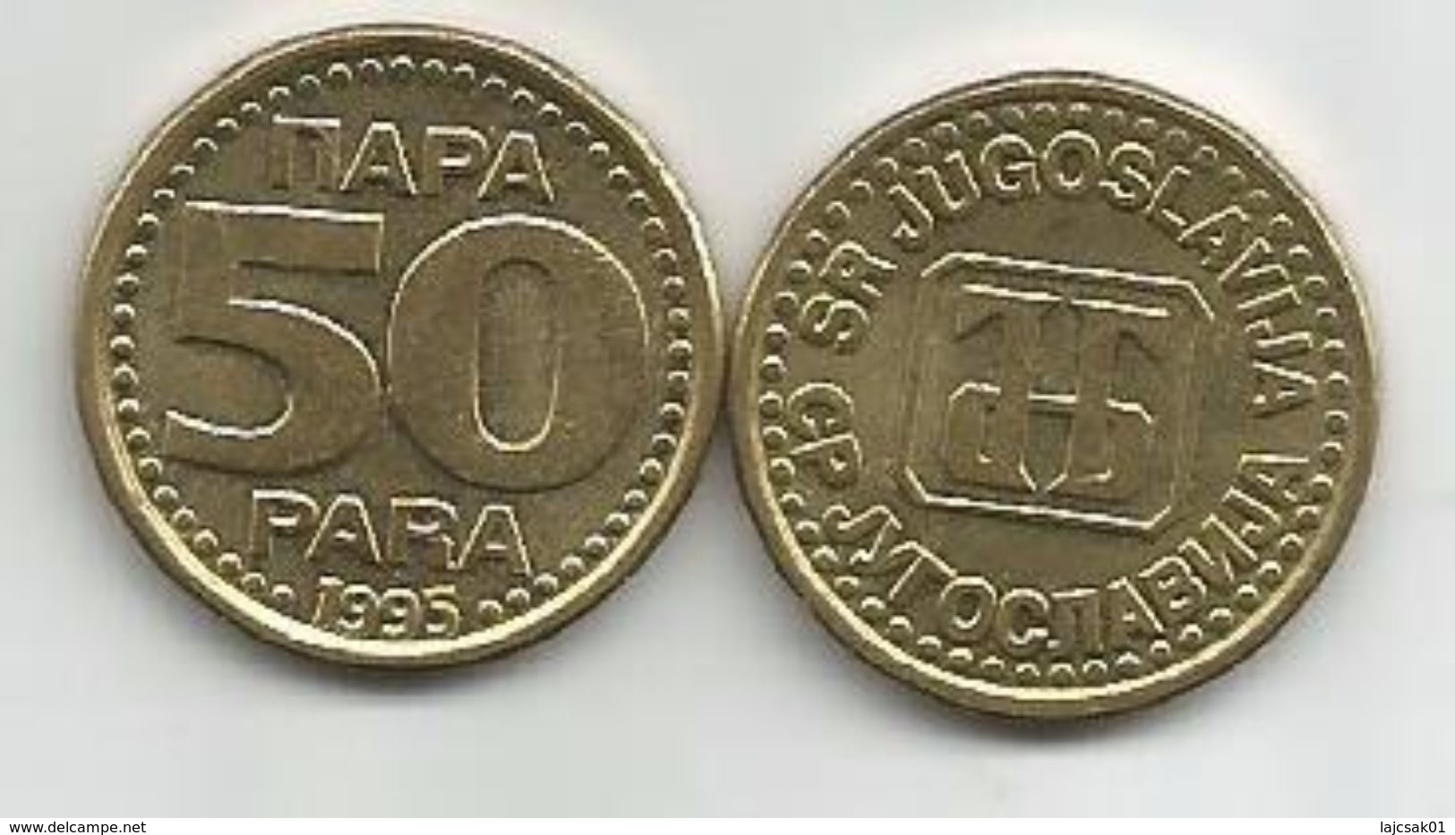 Yugoslavia 50 Para 1995.   KM#163a  XF+ - Yugoslavia