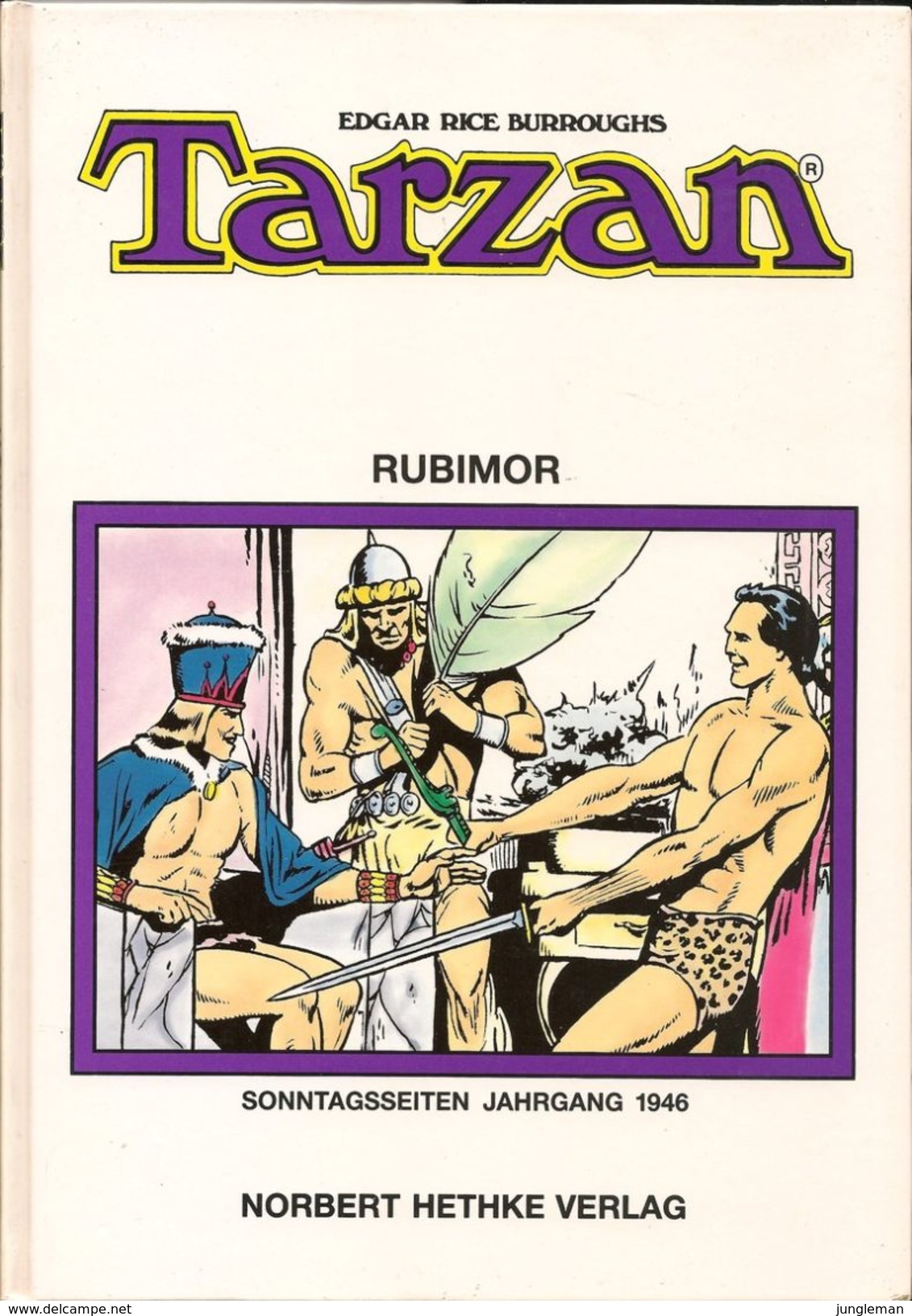 Tarzan En Allemand - Année 1946 - Norbert Hethke Verlag - Dessins De Rubimor - TBE - Avec Défaut. - Autres & Non Classés