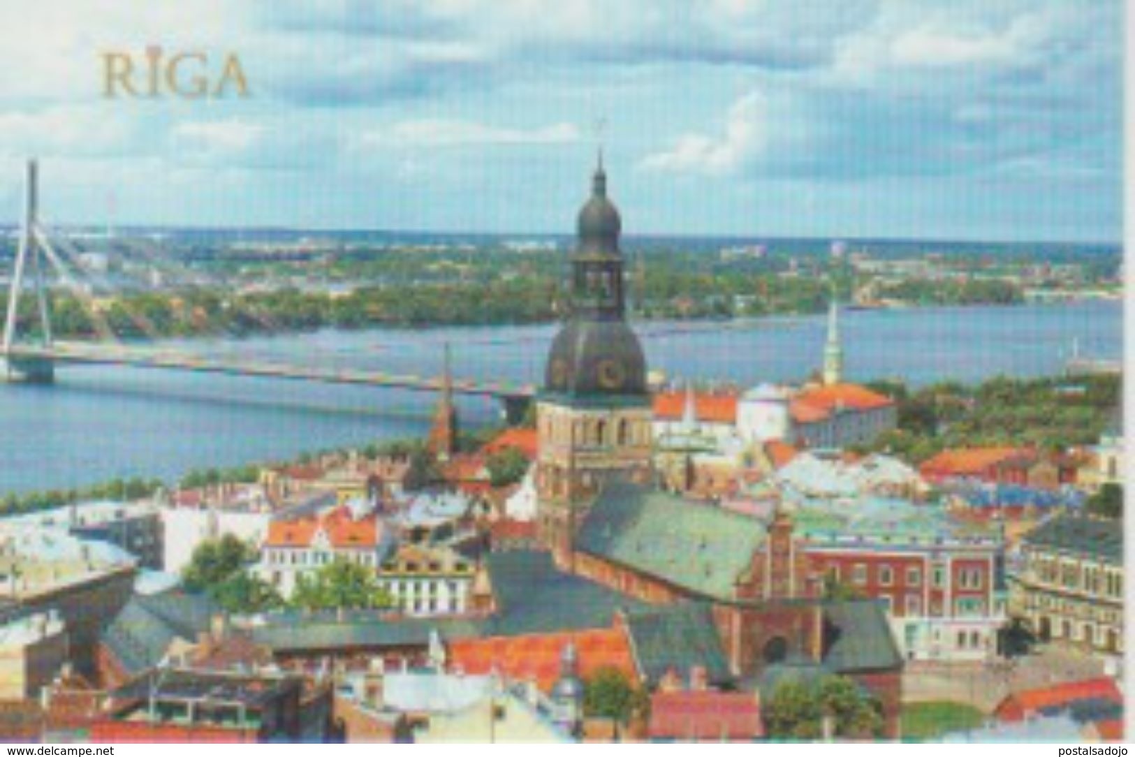 (LETO14) RIGA. PANORAMA OF OD RIGA ... UNUSED - Lettonie