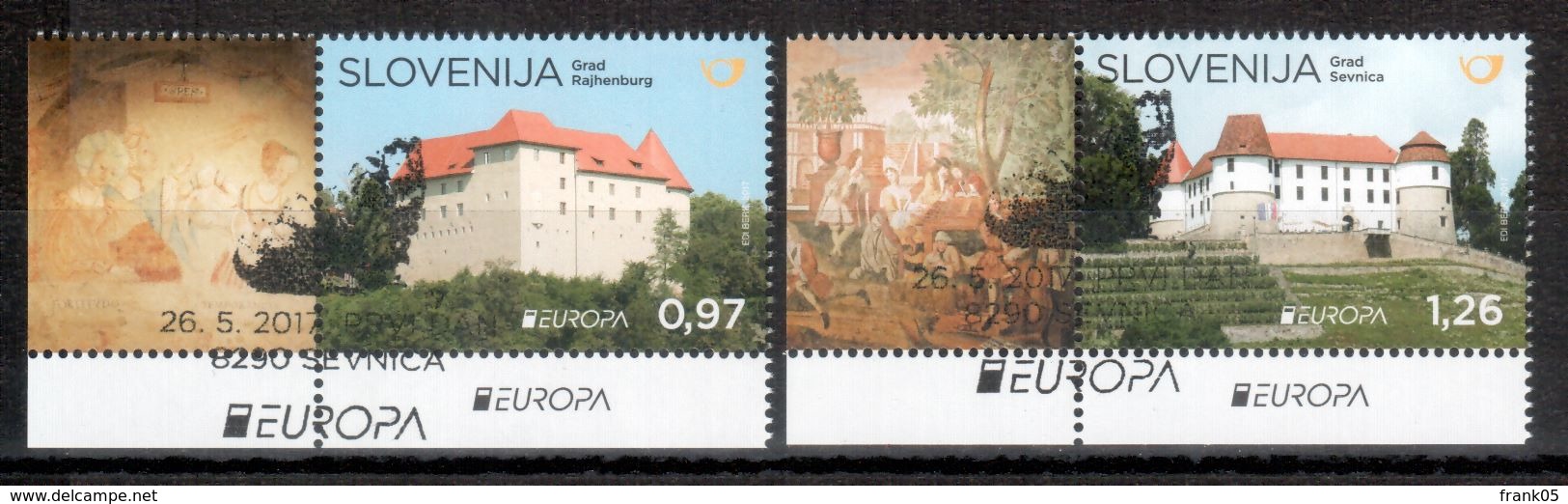 Slowenien / Slovenia / Slovenie 2017 Satz/set EUROPA Gestempelt/used - 2017