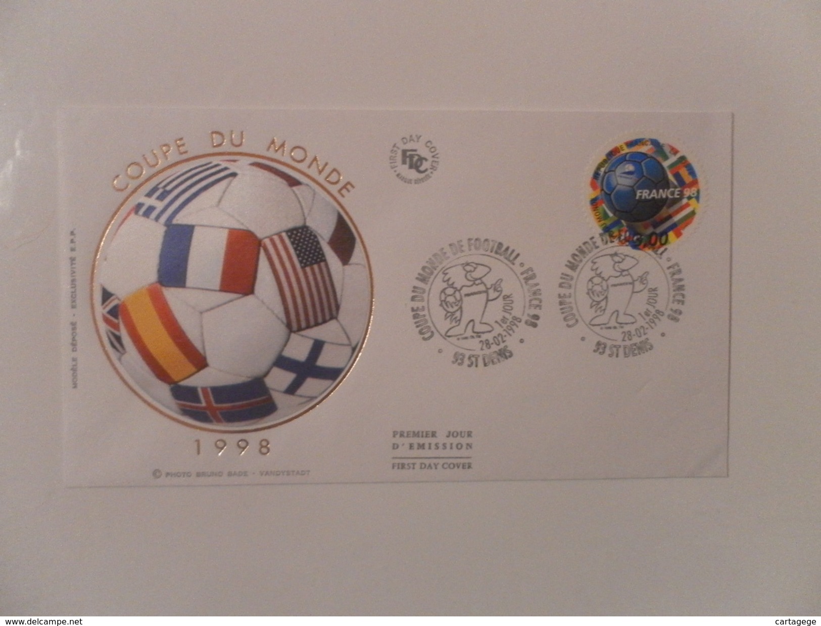 FRANCE FDC YT 3170 COUPE DU MONDE 98 - 1990-1999