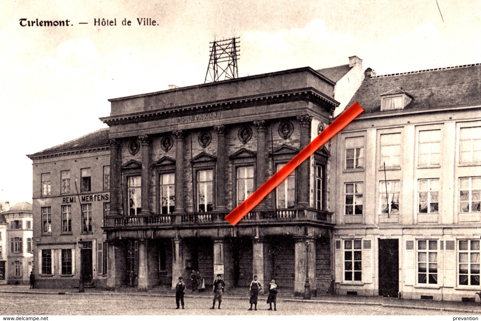 TIRLEMONT - Hôtel De Ville - Superbe Carte Animée - Tienen