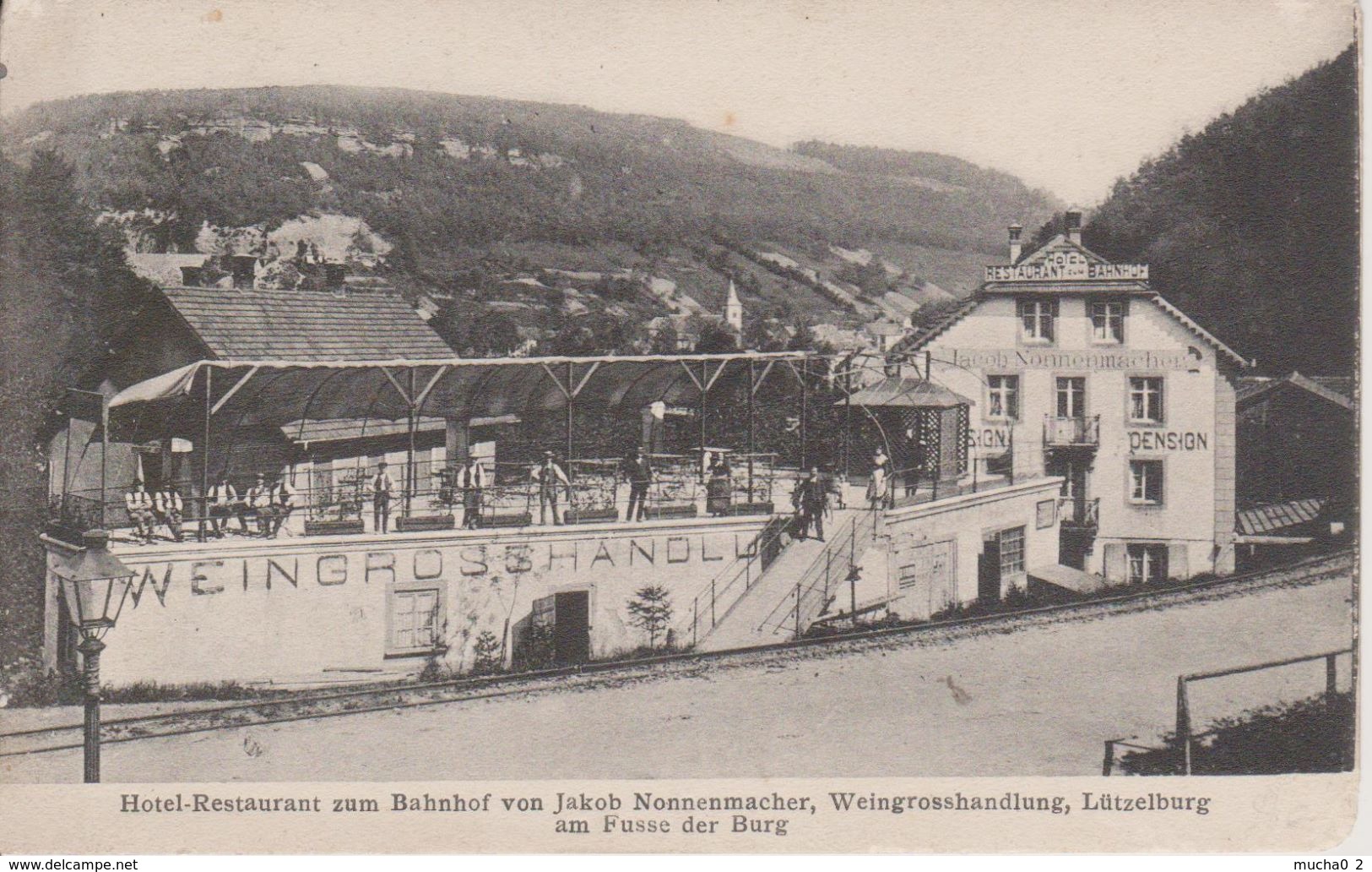 57 - LUTZELBOURG - HOTEL RESTAURANT DE LA GARE - MARCHAND DE VIN - Sonstige & Ohne Zuordnung