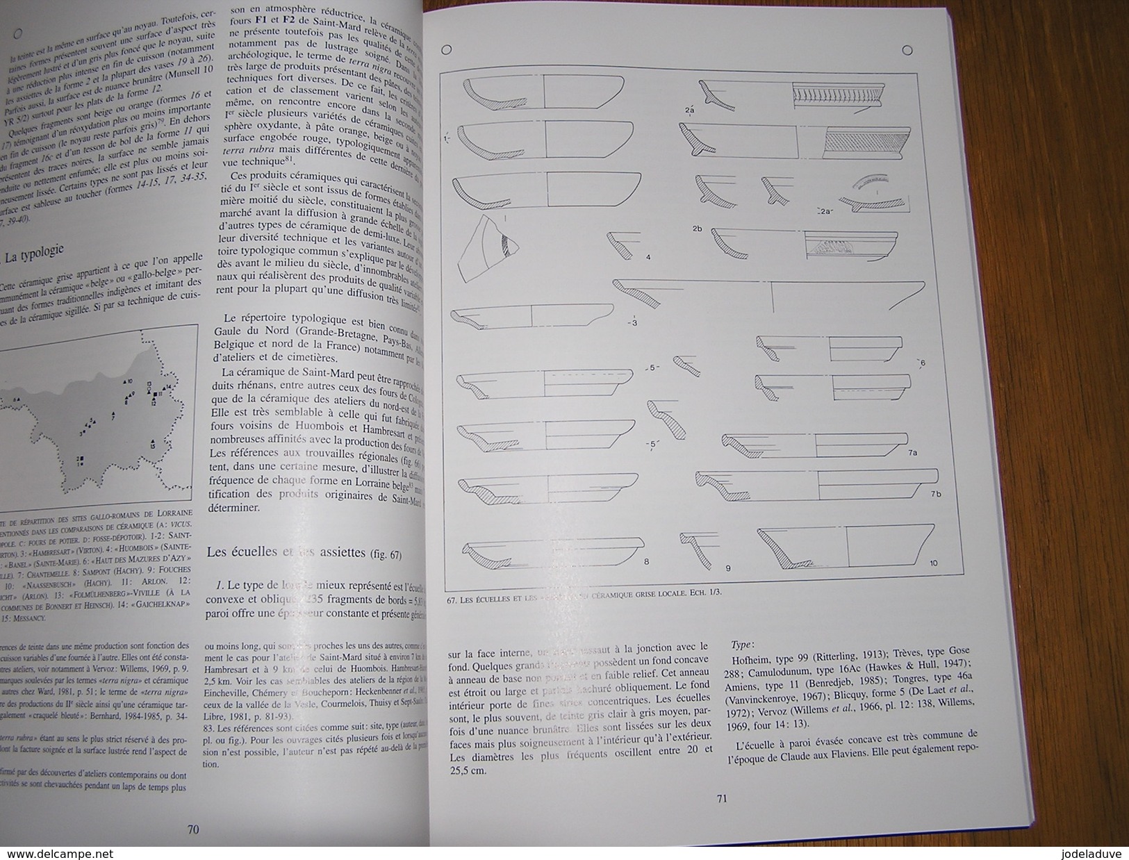 ETUDES ET DOCUMENTS Fouilles 1 Régionalisme Archéologie Quartier de l'Agglomération Gallo Romaine de Saint Mard Virton