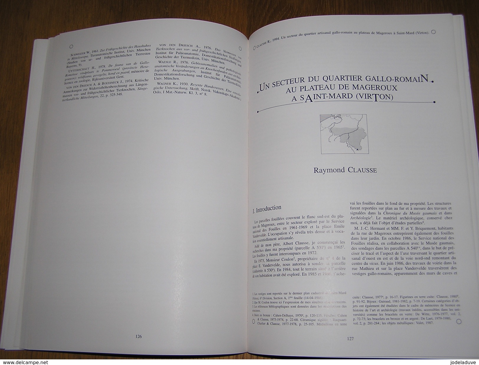 ETUDES ET DOCUMENTS Fouilles 1 Régionalisme Archéologie Quartier de l'Agglomération Gallo Romaine de Saint Mard Virton