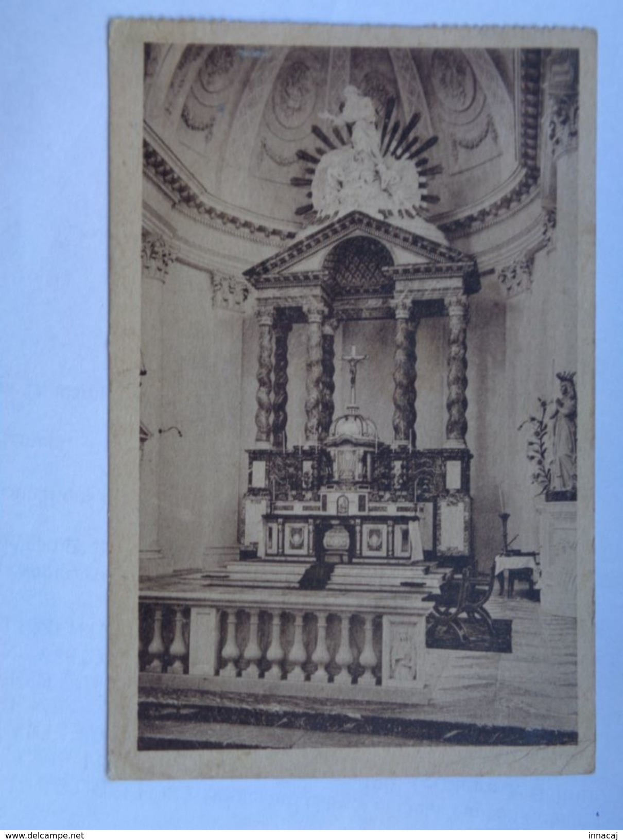 Réf: 99-3-196.              Floreffe  Séminaire   Le Maître-autel De L'Eglise  ( Brunâtre ) - Floreffe
