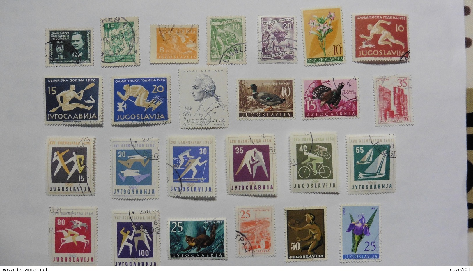 Yougoslavie  : 25 Timbres Oblitérés - Collections, Lots & Series