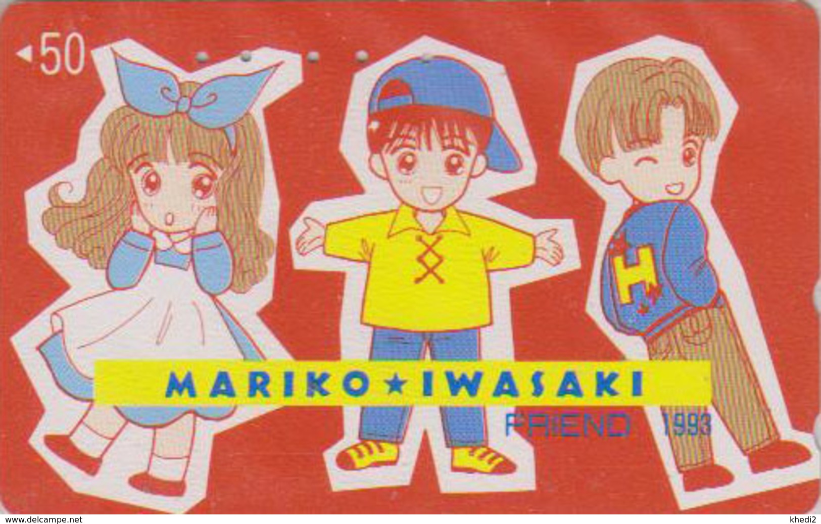 Télécarte Japon / 110-011 - MANGA - FRIEND By MARIKO IWASAKI - ANIME Japan Phonecard - BD COMICS Telefonkarte - 9643 - BD