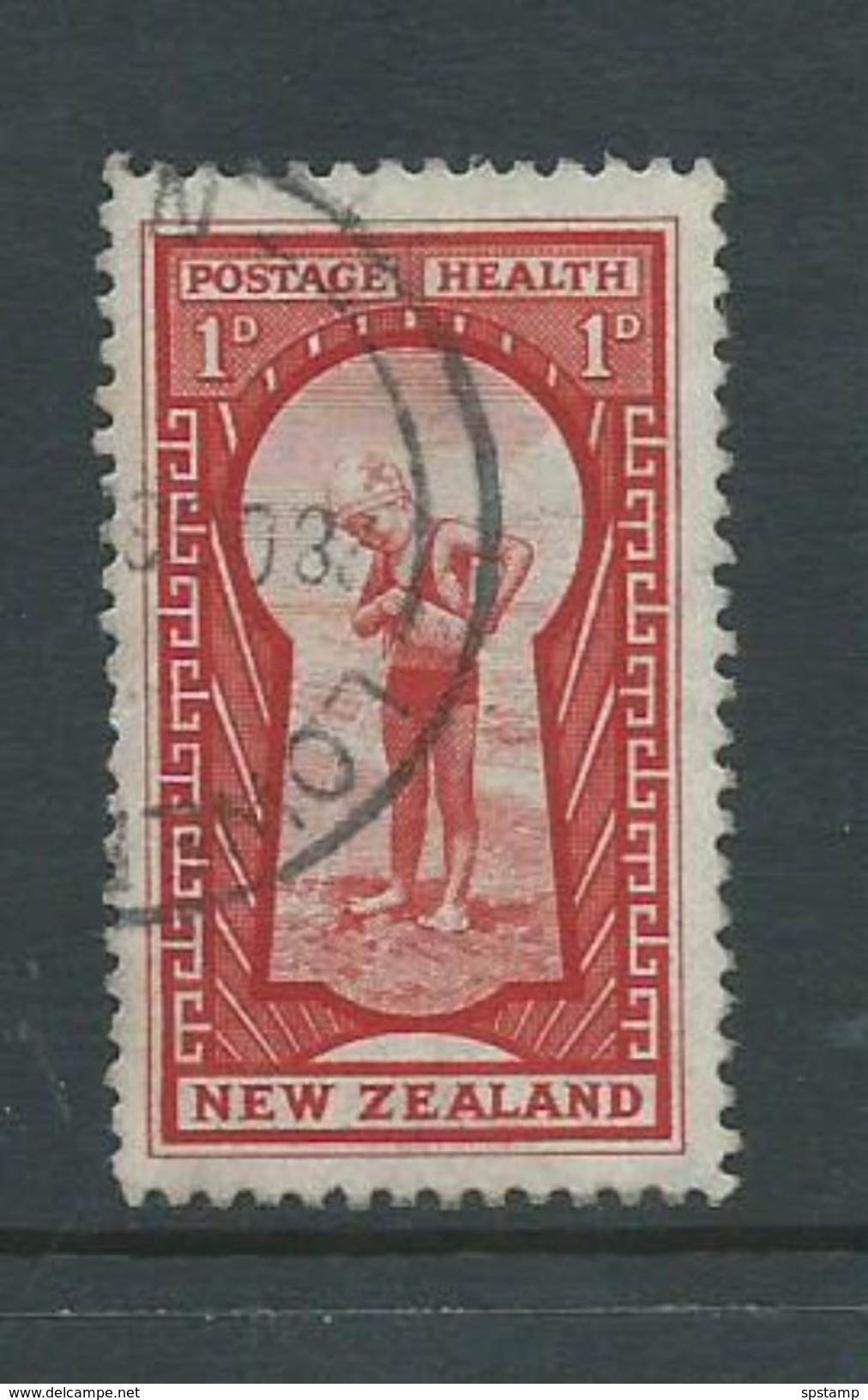 New Zealand 1935 Health Charity 1d Key To Health FU - Andere & Zonder Classificatie