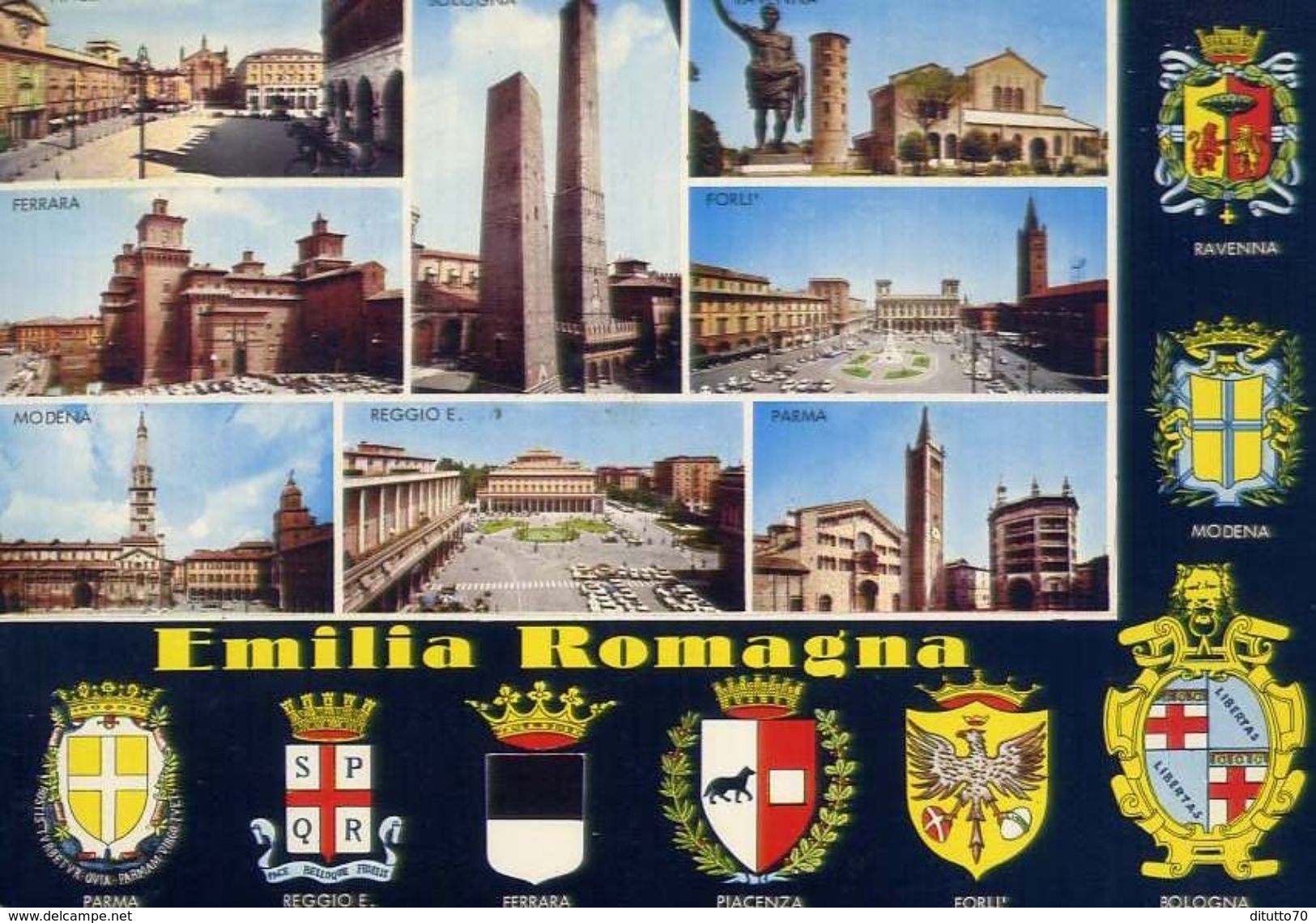 Emilia Romagna - Piacenza - Ferrara - Bologna - Ravenna - Forli - Modena - Reggio Emilia - Parma - 17 - Formato Grande V - Ferrara