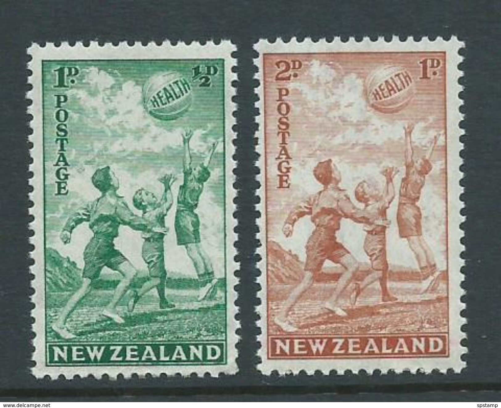 New Zealand 1940 Health Charity Issue Set 2 Fresh Mint - Other & Unclassified