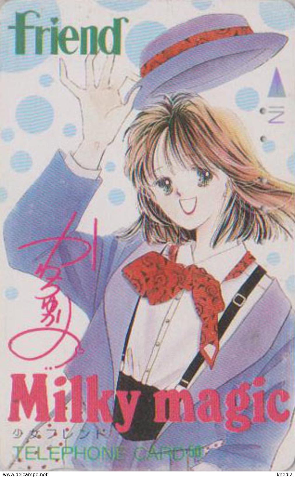 Télécarte Ancienne Japon / 110-011 - MANGA - FRIEND By YUKARI KAWACHI - MILKY MAGIC - ANIME Japan Phonecard - 9669 - Comics