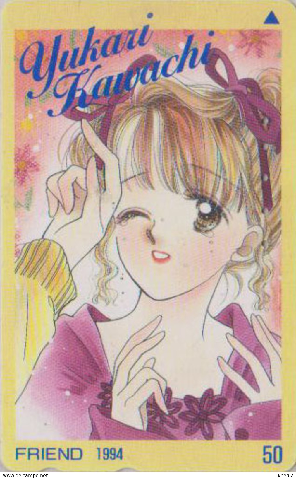 Télécarte Japon / 110-011 - MANGA - FRIEND By YUKARI KAWACHI - ANIME Japan Phonecard - BD COMICS TK - 9672 - Fumetti