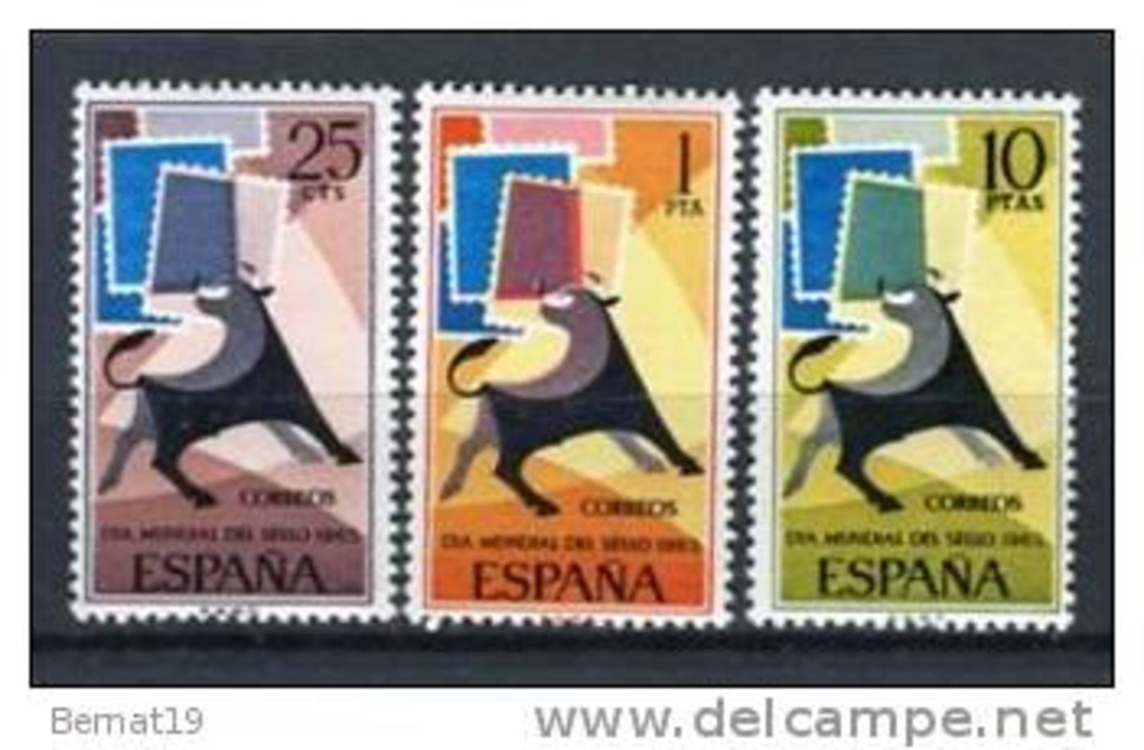 España 1965. Edifil 1667-69 ** MNH. - Nuevos