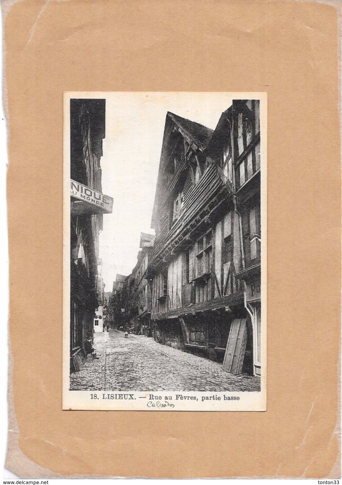 LISIEUX - 14 -  Rue Aux Fèvres Partie Basse  - NANT1 - - Lisieux