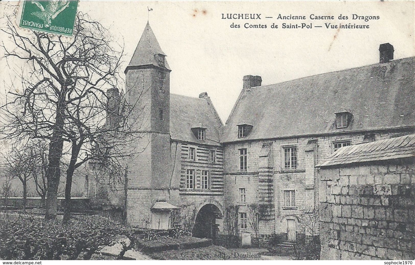 SOMME - 80 - LUCHEUX - ¨Ancienne Caser,e Des Dragons Du Comte De St Pol - Intérieur - Lucheux