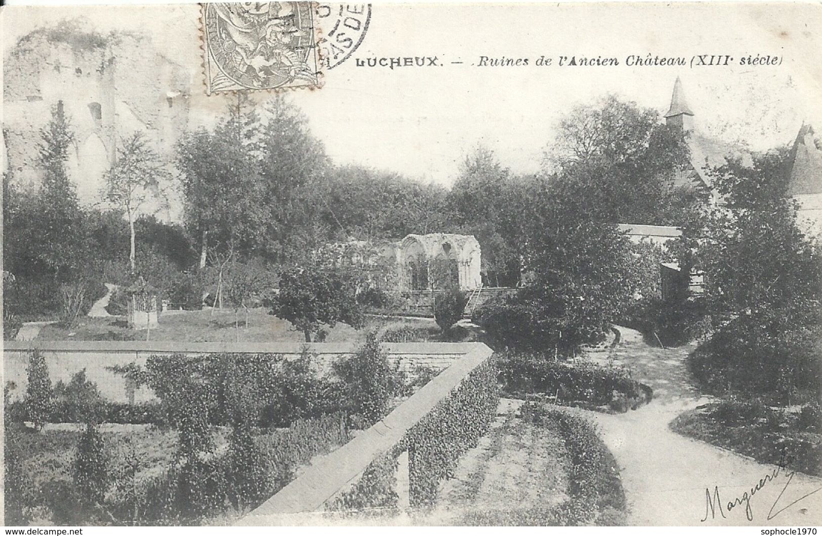 SOMME - 80 - LUCHEUX - ¨Ruines Ancien Château - Lucheux