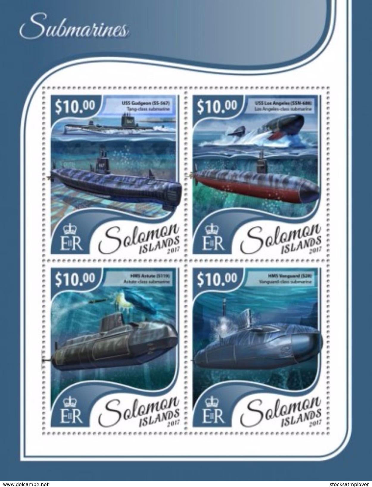 Solomon Islands 2017 Submarines - Submarines