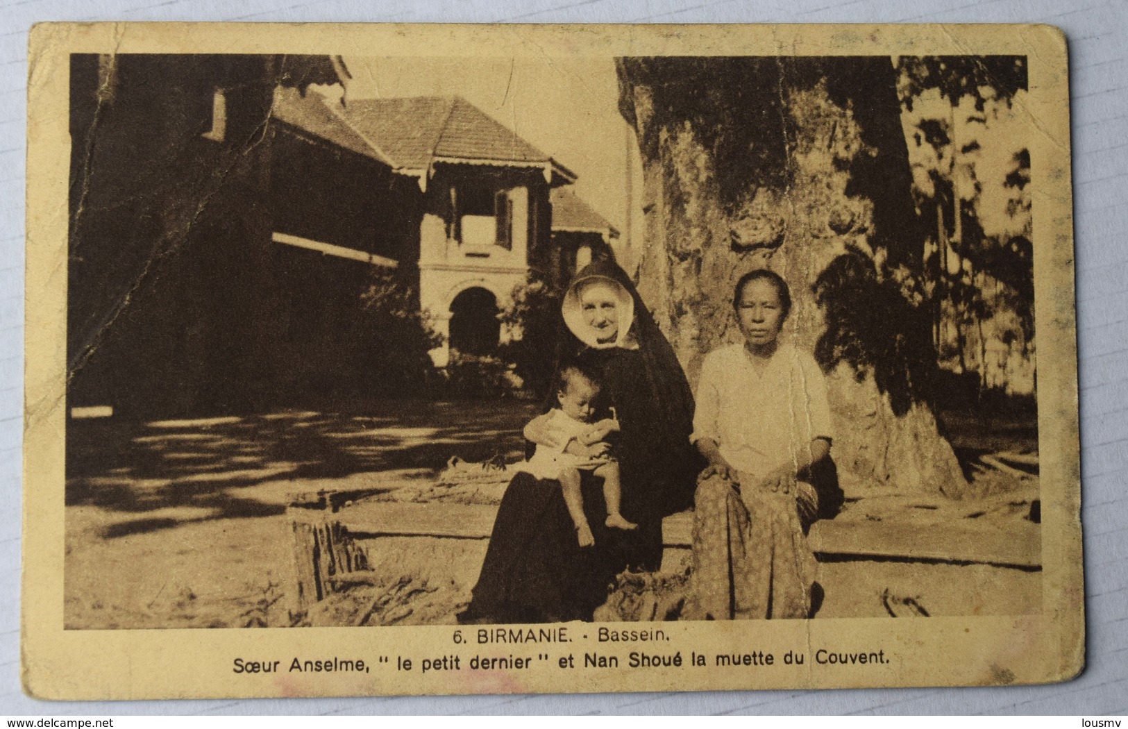 Myanmar / Birmanie - Bassein - Soeur Anselme "le Petit Dernier"...  St-Joseph De L'Apparition - Etat Médiocre -(n°9423b) - Myanmar (Burma)
