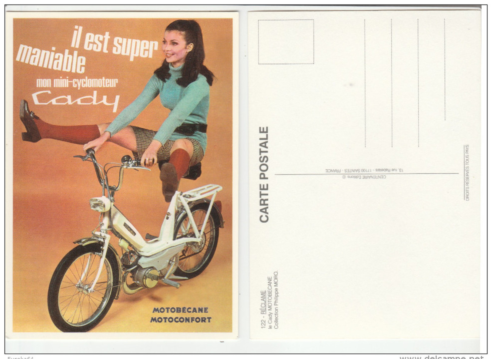 Mini-Cyclomoteur CADY - Motobécane-Motoconfort - Réclame, Publicité - Other & Unclassified