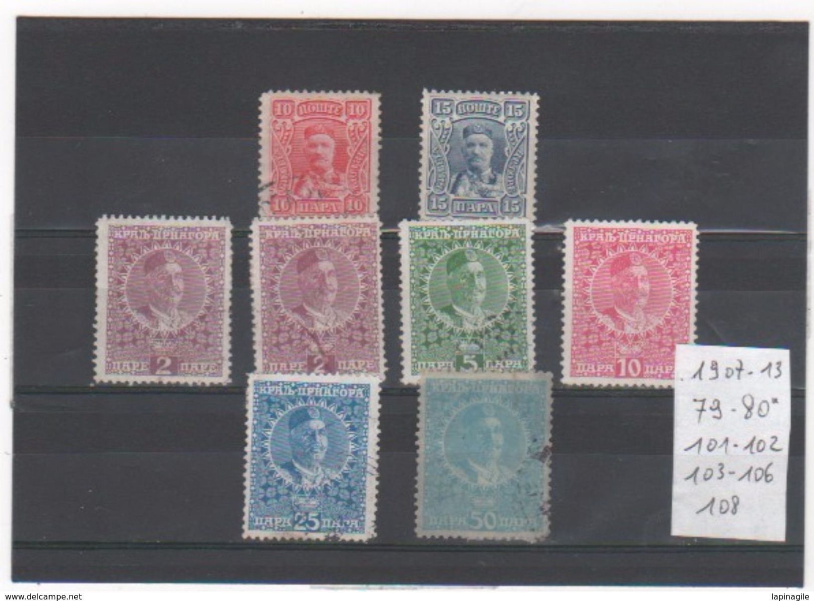 MONTENEGRO 1907-13 LOT N* Et Oblitéré - Montenegro