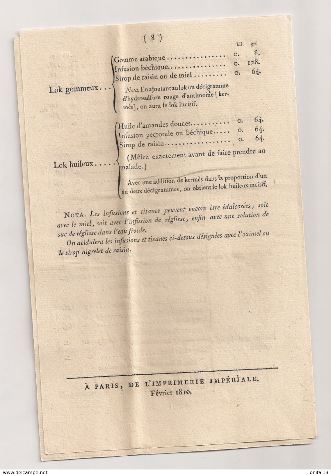 2 DOCS LETTRE 1811 SOUS PREFET ARIEGE / REMPLACEMENT SUCRE DES COLONIES / 1810 HOPITAUX DE PARIS  SIROP DE RAISIN AR127 - Documents Historiques