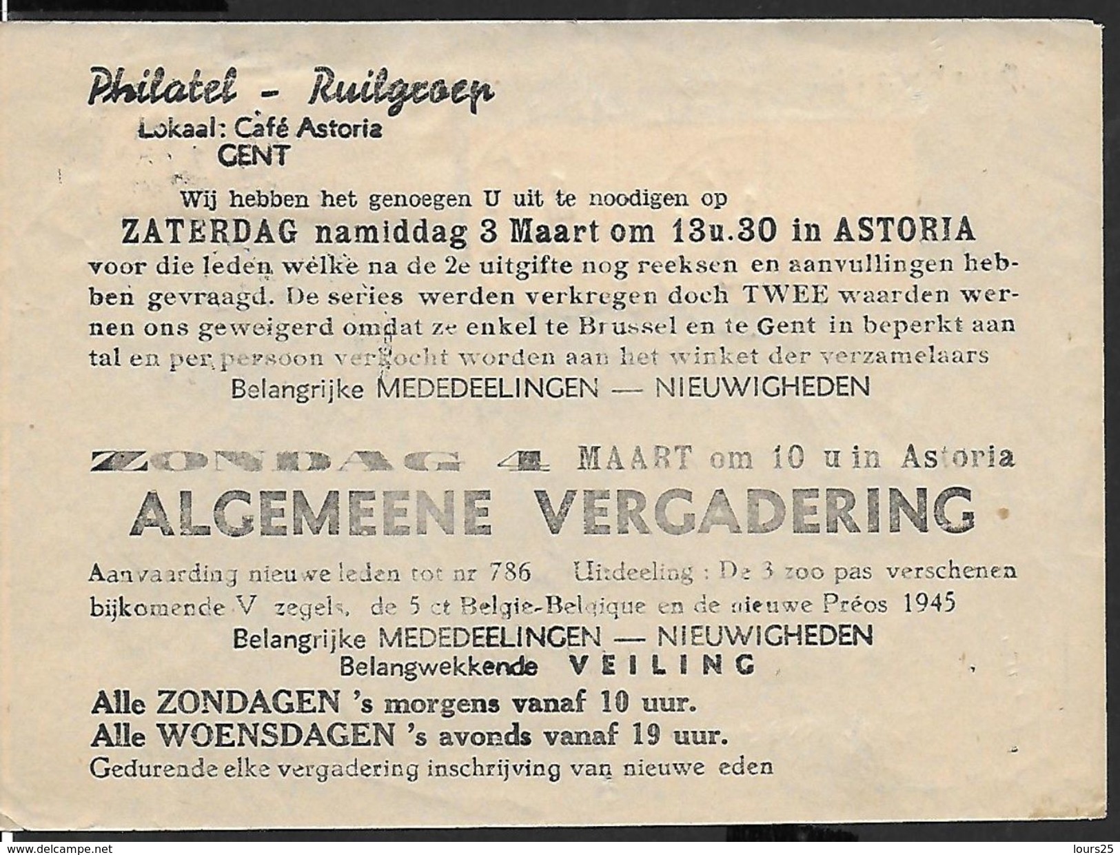 ! - Belgique - Imprimé Avec COB - OBP - 2x 418A + 3x 670 - Philatel - Ruilgroep à Gent - RARE - Cartas & Documentos