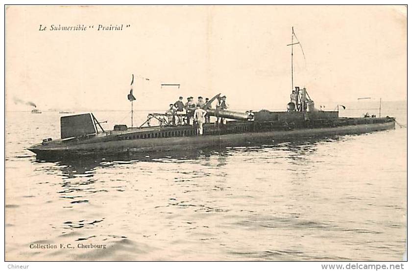 LE SUBMERSIBLE PRAIRIAL - Warships