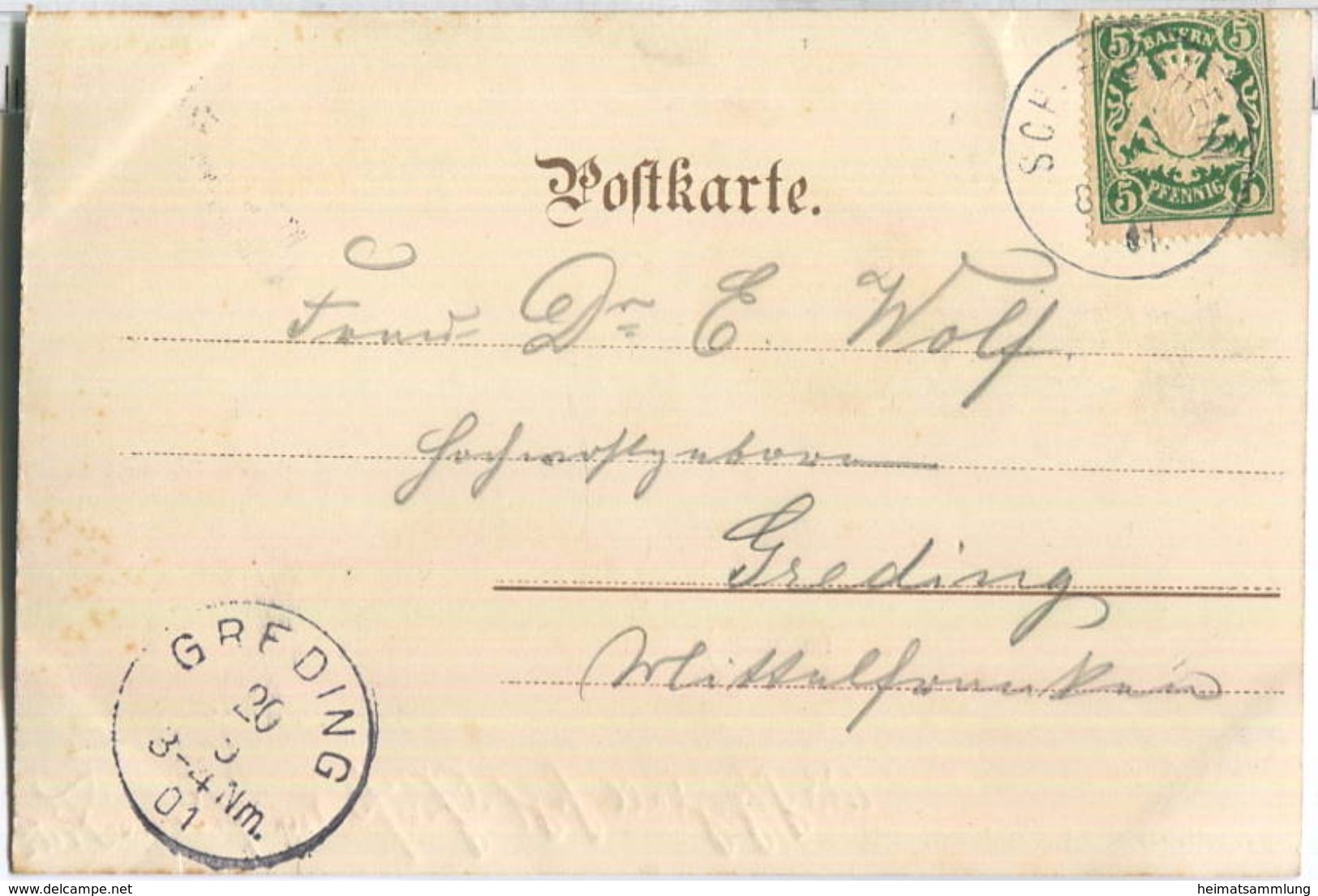 85764 Oberschleissheim - Königliche Schlosswirtschaft - Verlag E. Keppler München 1901 - Oberschleissheim