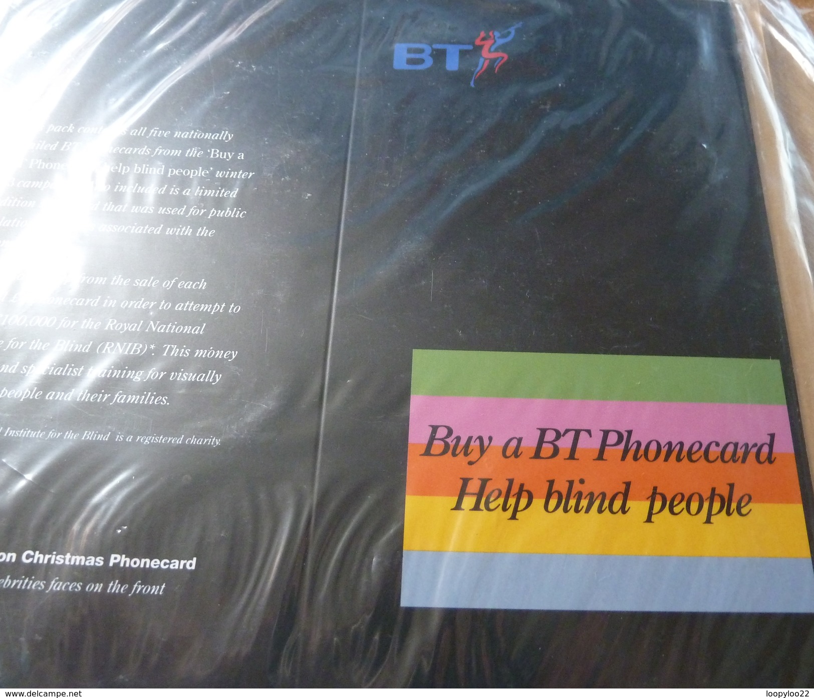 UK - Great Britain - BT - & RNIB - Help Blind People - Set Of 6 In Folder - Limited Edition Of 1000ex - Mint - Other & Unclassified