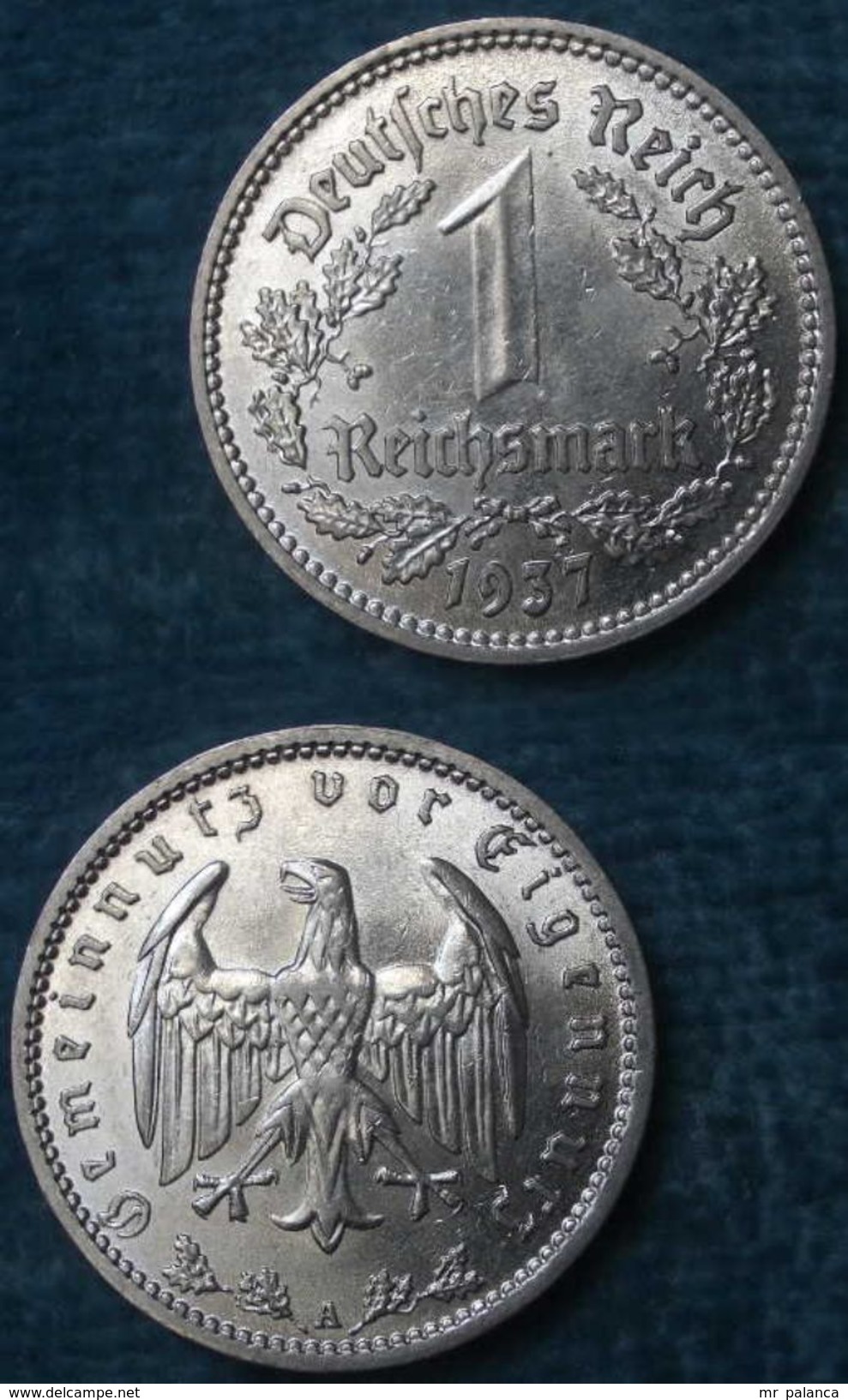 M_p> Germania 1 Reichsmark 1937 A - 1 Reichsmark