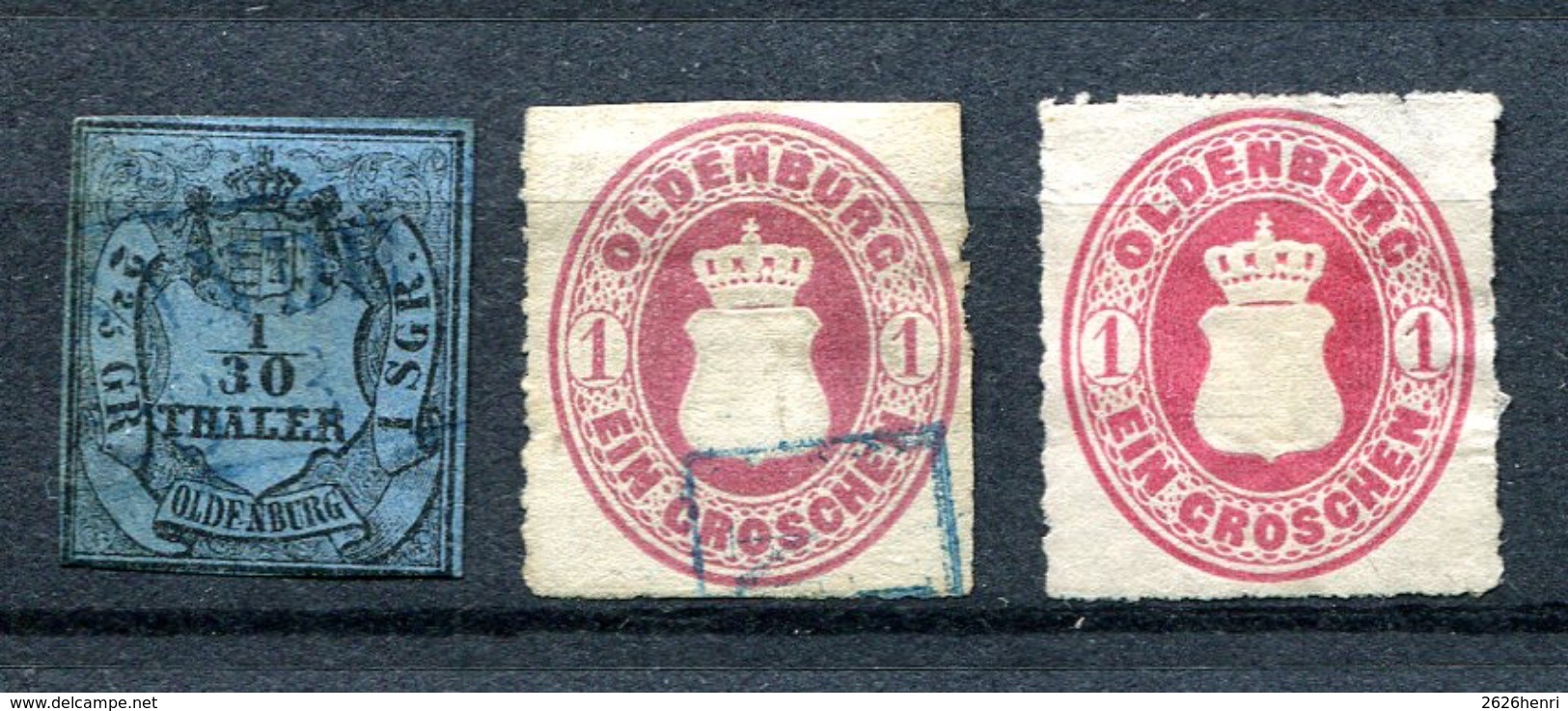 Lot Altdeutschland-Oldenburg - ,1852/62 - Oldenbourg