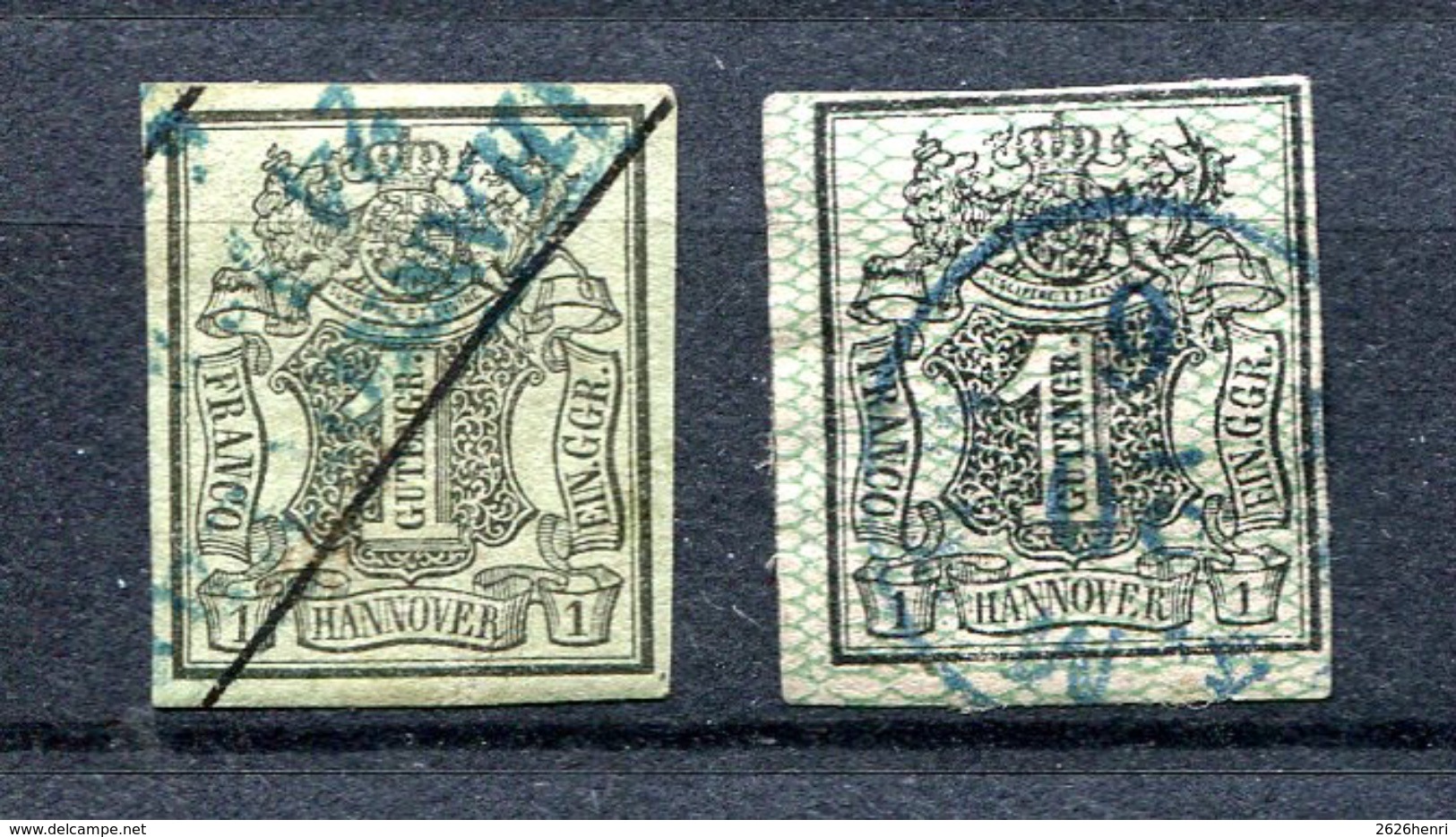 Lot Altdeutschland -Hannover -,1851/1856 - Hanovre