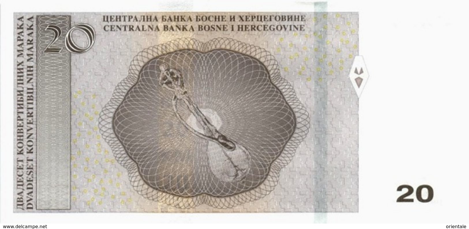 BOSNIA & HERZEGOVINA P.  83 20 M 2012 UNC - Bosnië En Herzegovina