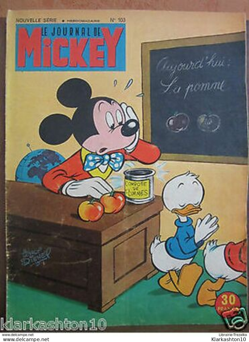 Le Journal De Mickey Nouvelle Série N°103 - Non Classés