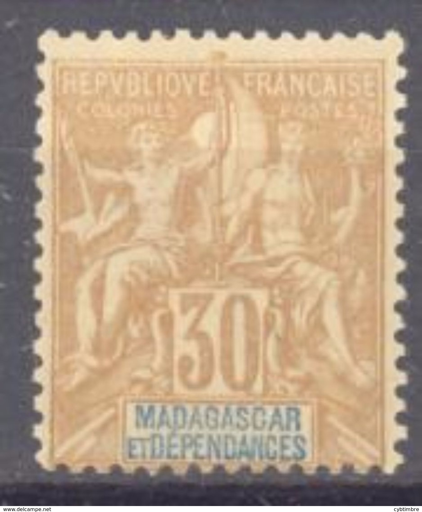 Madagascar: Yvert N° 36*; Cote 11.50€ - Neufs