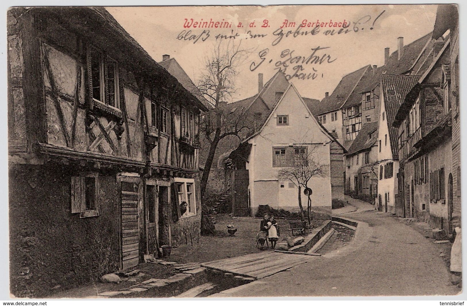 1909, " Weinheim "    , A43 - Weinheim