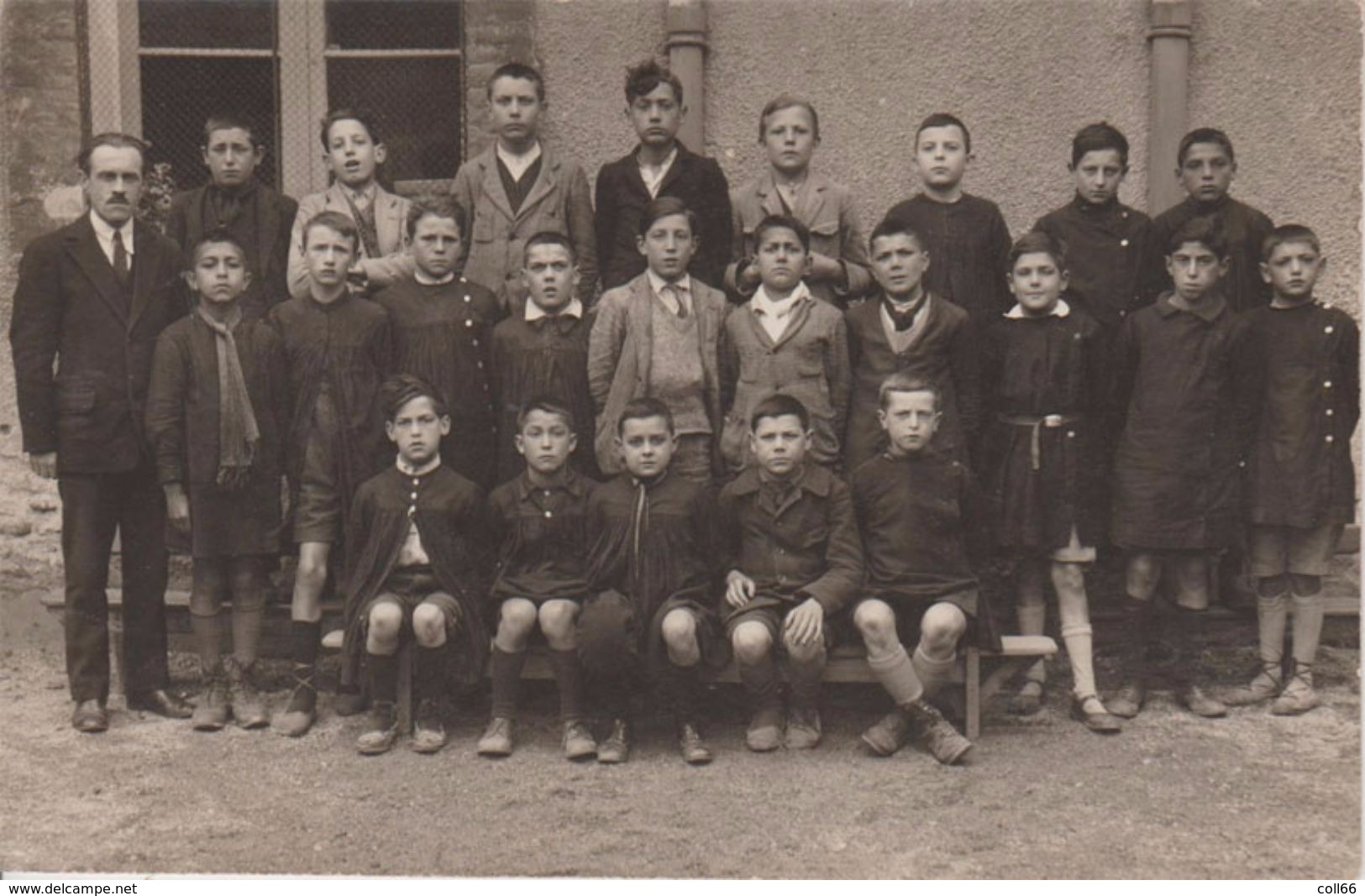 66 Arles Sur Tech Ou Palalda 1929-30 Carte Photo Classe D'Ecole Garçons TB Animée  éditeur Albert Gil Perpignan - Autres & Non Classés