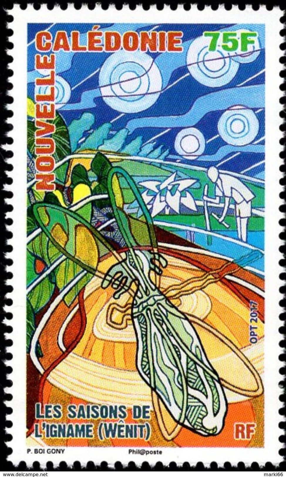 New Caledonia - 2017 -  Yam Cycles - Wênit - Mint Stamp - Ungebraucht