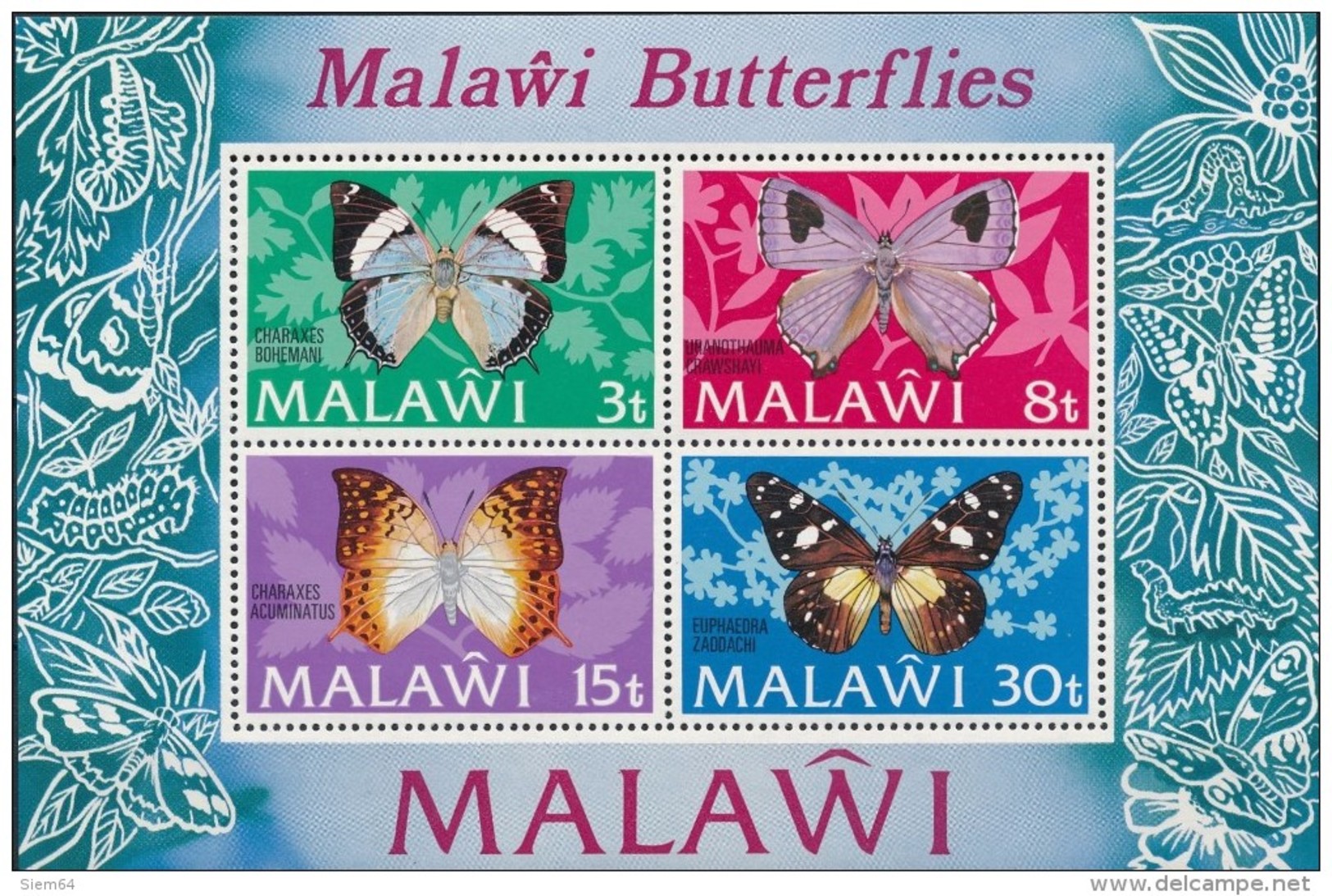 Malawi  Butterflies - Vlinders