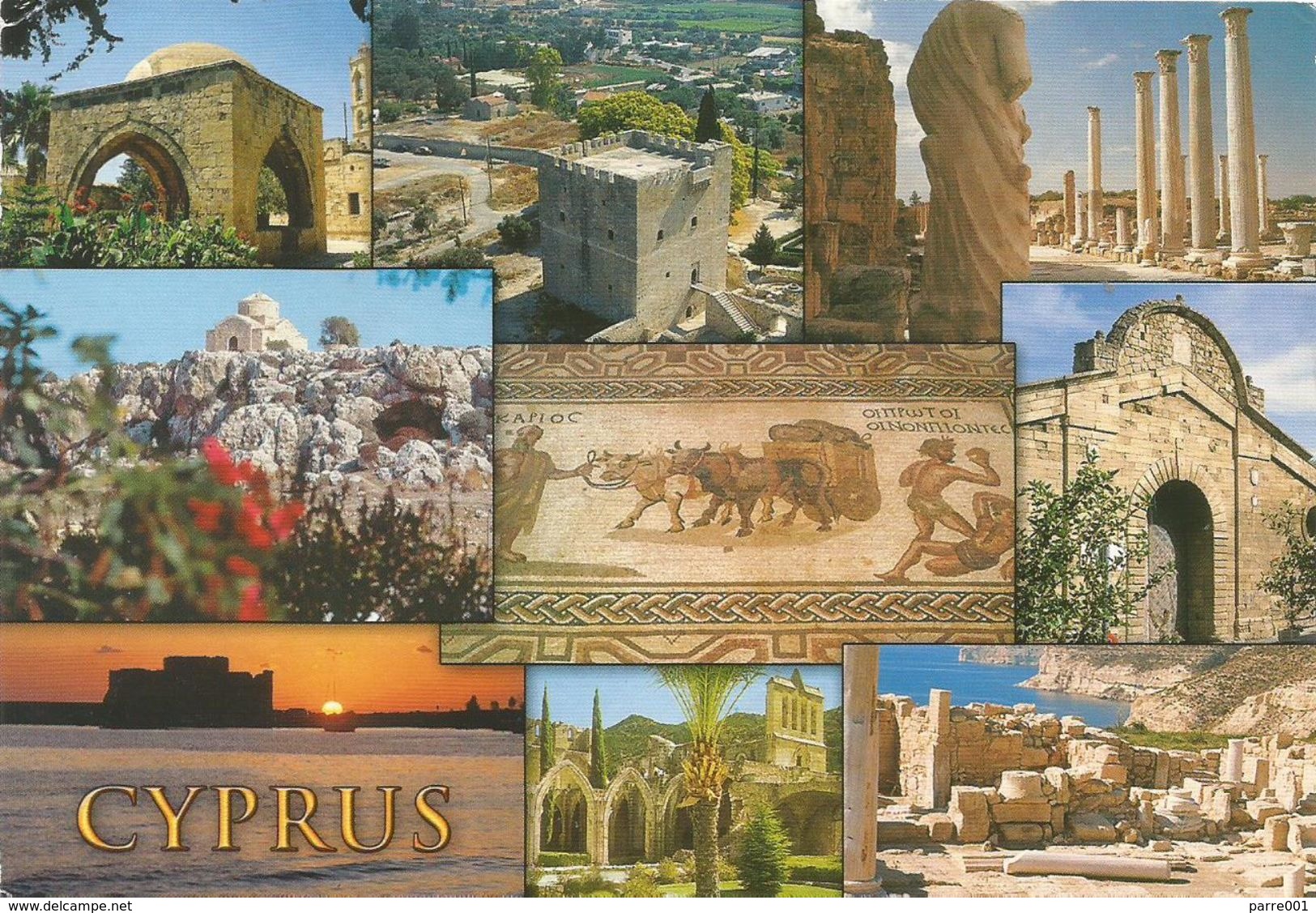 Cyprus 2000 Pafos Eardrops Jewelry Viewcard - Brieven En Documenten