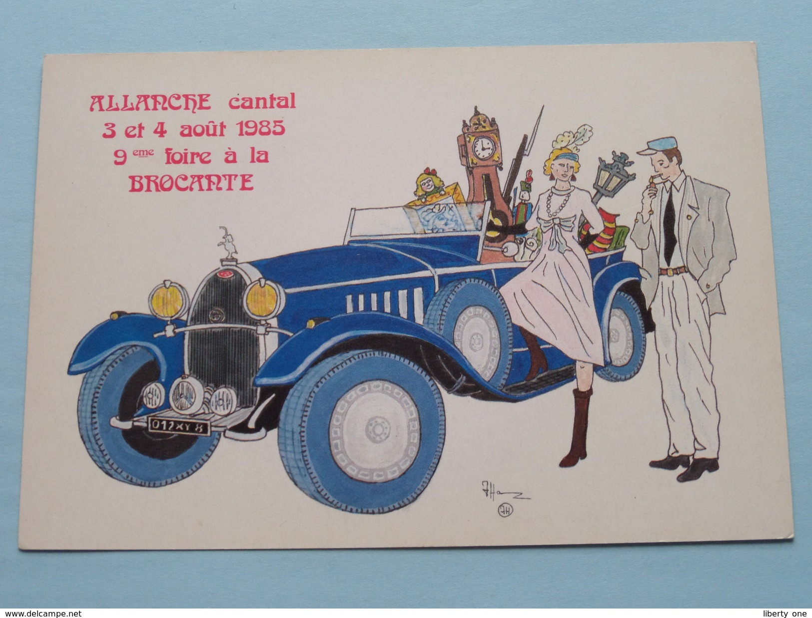 ALLANCHE Cantal - Foire A La Brocante ( Patrick Hamm ) Anno 1985 ( Zie Foto Voor Details ) !! - Bourses & Salons De Collections