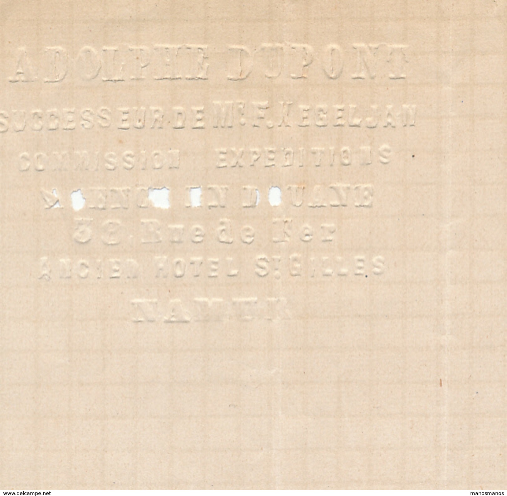 720/25 - Lettre TP 32  NAMUR Station 1879 Vers BEAUNE - Marque D'Echange AMBULANT FRANCE EST 4 - Bureaux De Passage