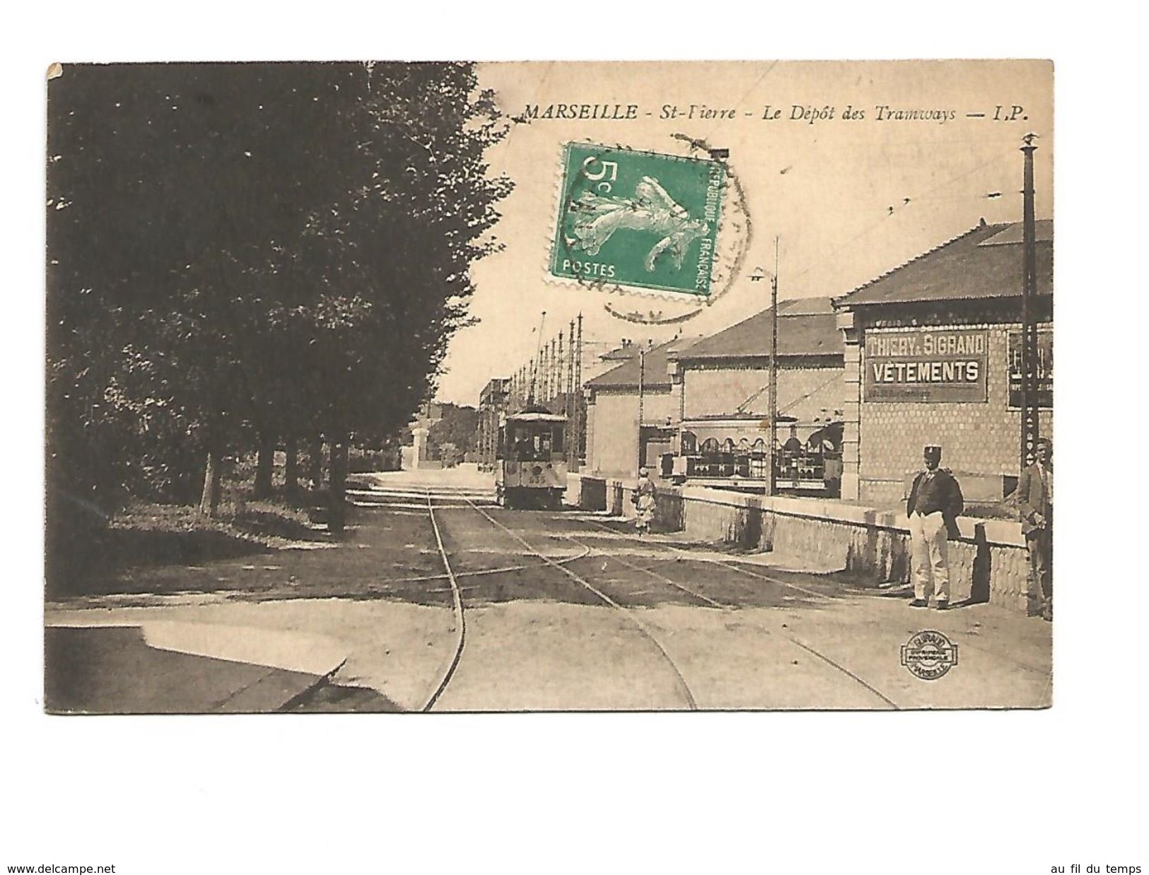 MARSEILLE , SAINT PIERRE , LE DEPOT DES TRAMWAYS - Non Classés