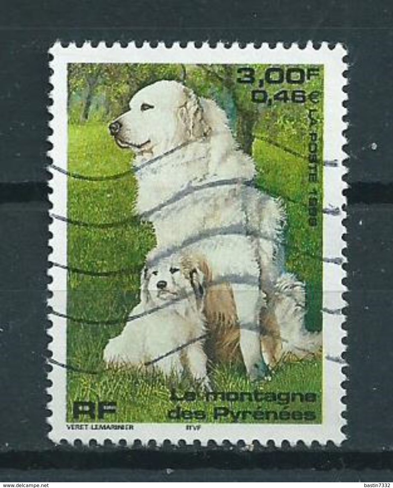 1999 France Animals,dieren,tiere,dogs Used/gebruikt/oblitere - Gebruikt