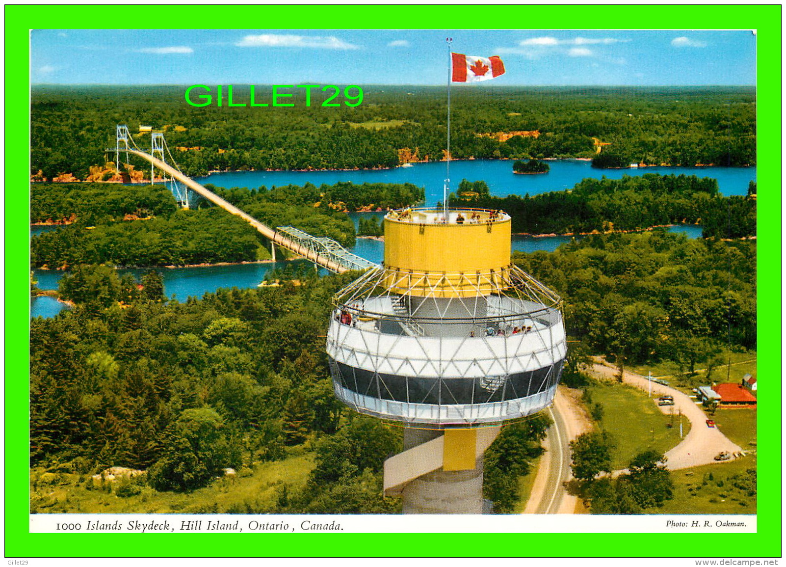 HILL ISLAND, ONTARIO - 1000 ISLANDS SKYDECK - JOHN HINDE ORIGINAL No 2PPC45 - - Thousand Islands