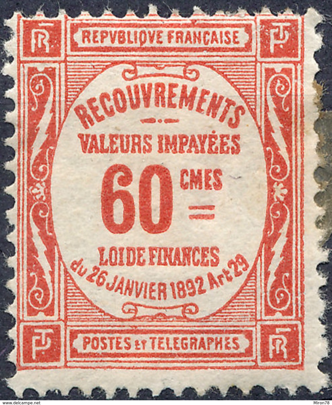 France Postage Due  1908 - 1859-1959 Neufs