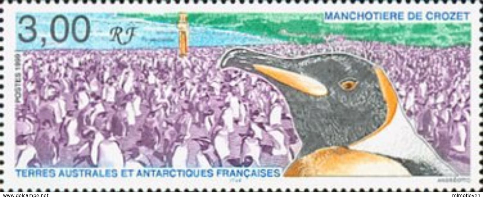 MDB-BK8-296-2 MINT PF/MNH ¤ AUSTRALES ANTARCTIQUES 1999 1w ¤ BIRDS OF THE WORLD OISEAUX BIRDS AVES VOGELS VÖGEL - Pinguïns & Vetganzen